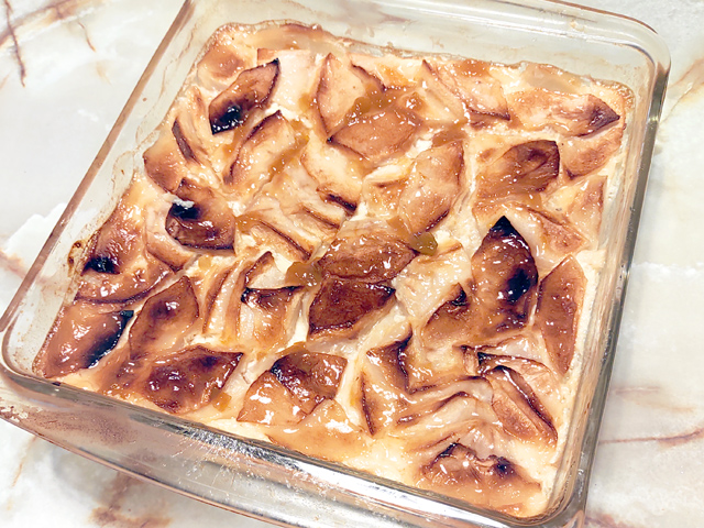 ファーブルトン風？りんごたっぷりのプリン♪