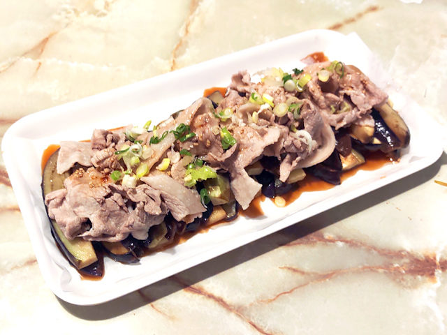 茄子の消費にも！豚こまとナスのピリ辛ソース仕立て♪