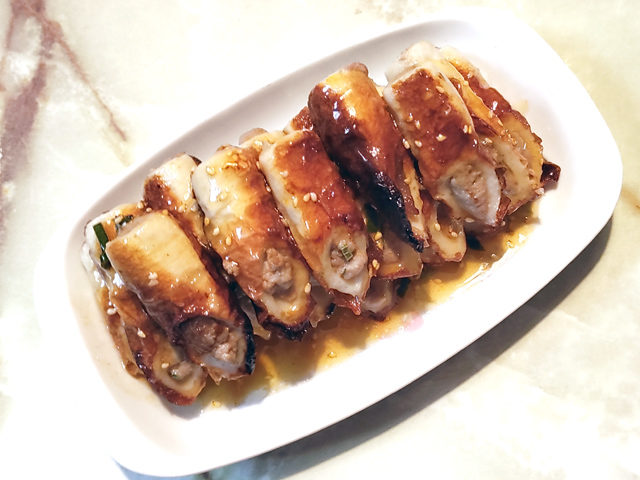 ちょっとしたおつまみに！竹輪のひき肉詰め♪