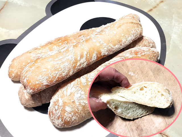 ベイクオフ参照！ポールさんのチャバタ♪