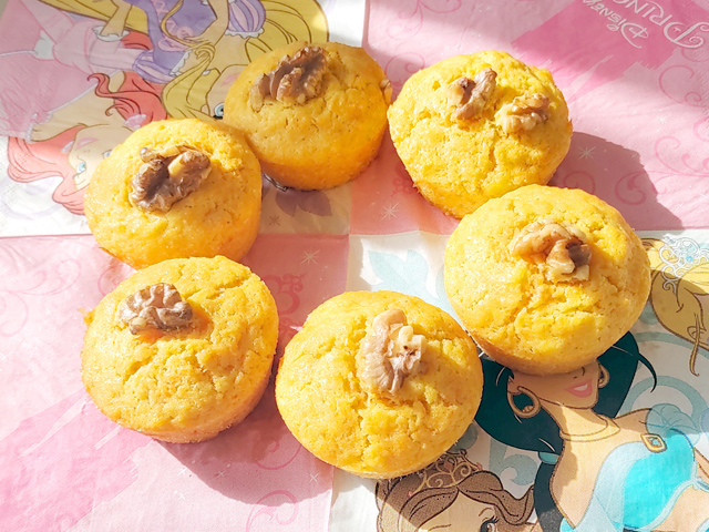 100均のシリコン型で！人参たっぷりマフィン♪