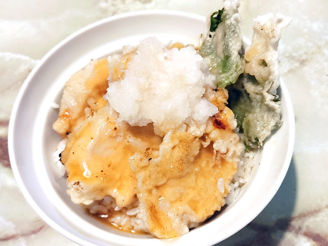 鶏むね肉で！さっぱり系おろし鶏天丼♪