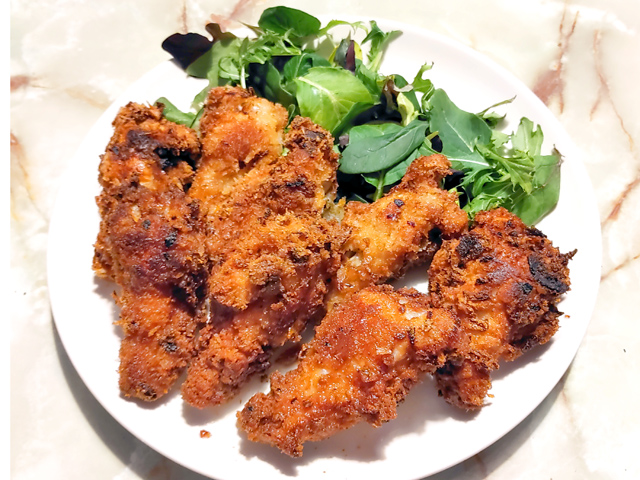 オニオンの衣で！手羽元のザクザクフライドチキン♪