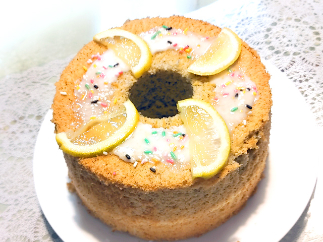 アールグレイ香る！レモンティーシフォン♪