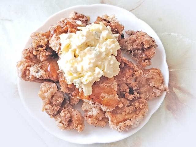 アレンジ!鶏モモのザンギタルタル南蛮♪