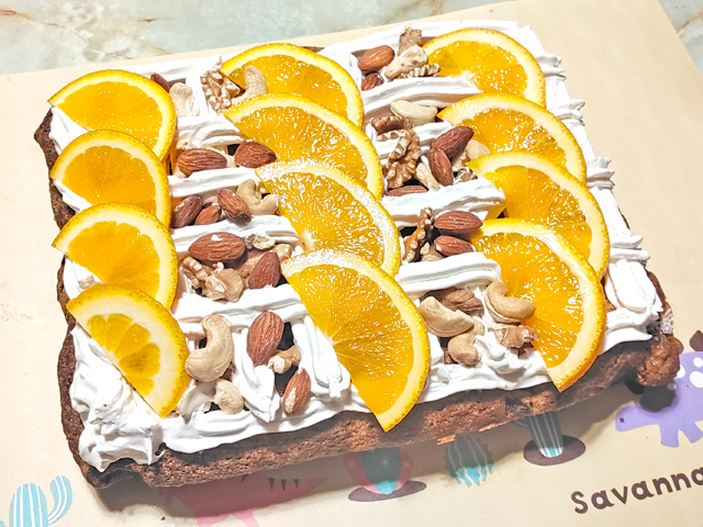 とってもフルーティ！ゴールデンキャロットケーキ♪