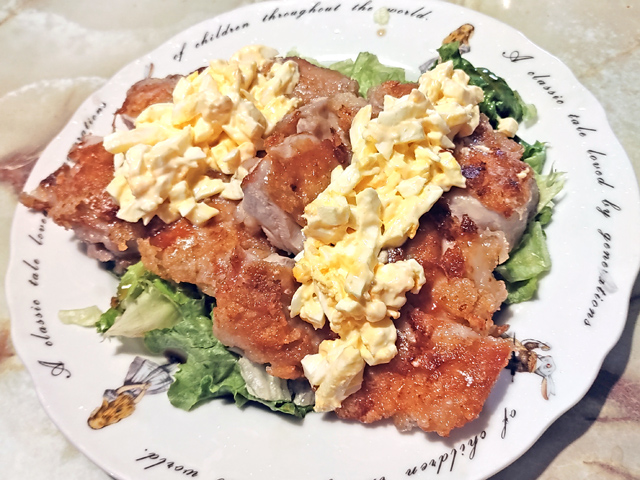 フライパンで作る！簡単！揚げないチキン南蛮♪