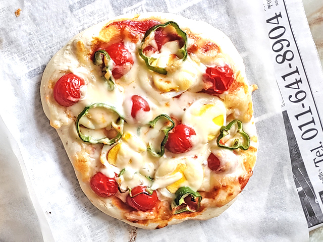 スタンドミキサーで本格的に！ピザ生地作り♪