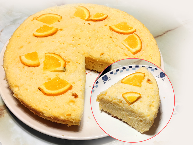 オールパンゼロで作る！オレンジ香る簡単シフォン♪