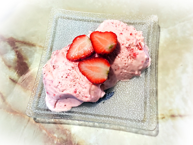 FPで！苺たっぷりのジェラート風♪